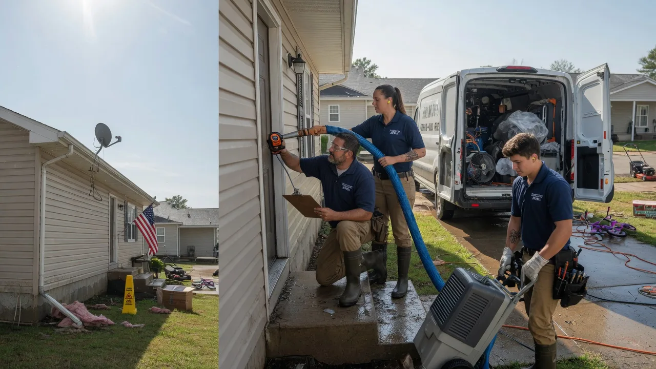 Ceiling Water Damage Restoration in Humansville, MO near me